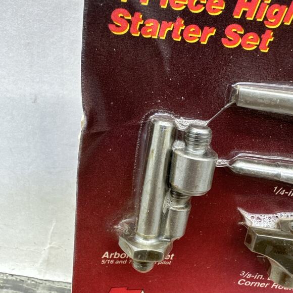 Vntg Craftsman 4 Pc Router Bit Starter Set # 929021 Made USA High Speed Steel - Picture 6 of 14